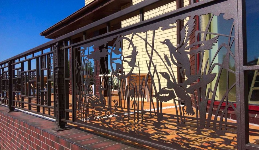 Терраса из металла