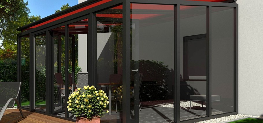 Веранда из профильной трубы