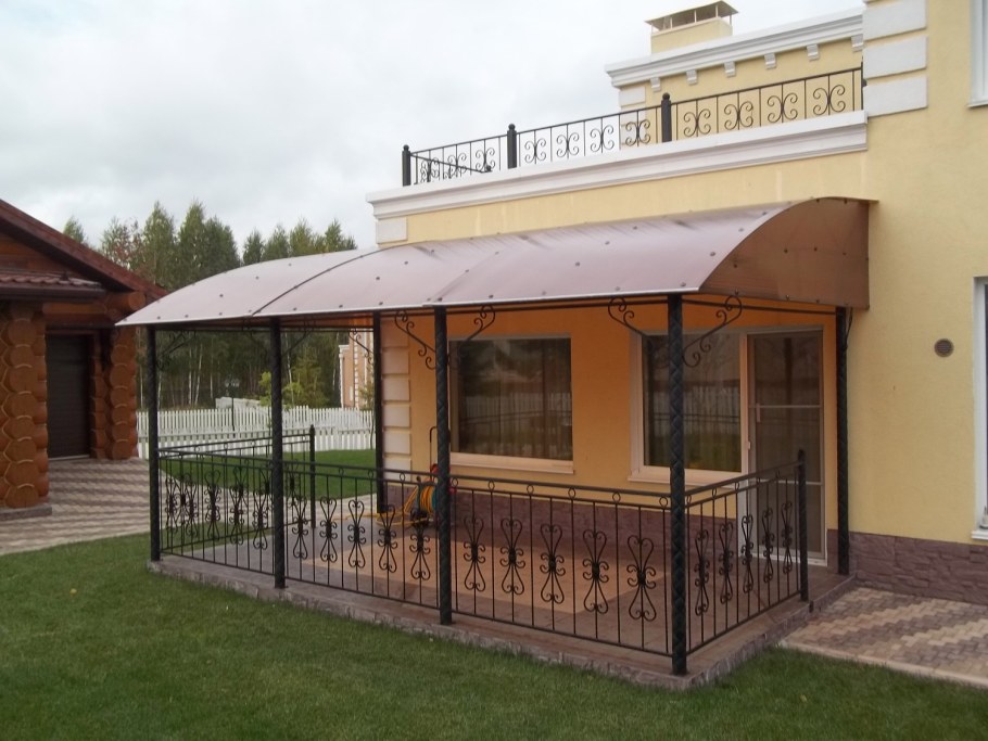 Терраса из металла