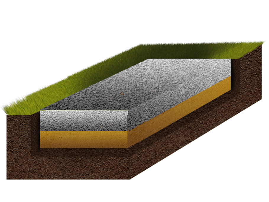 Мелкий щебень для парковки