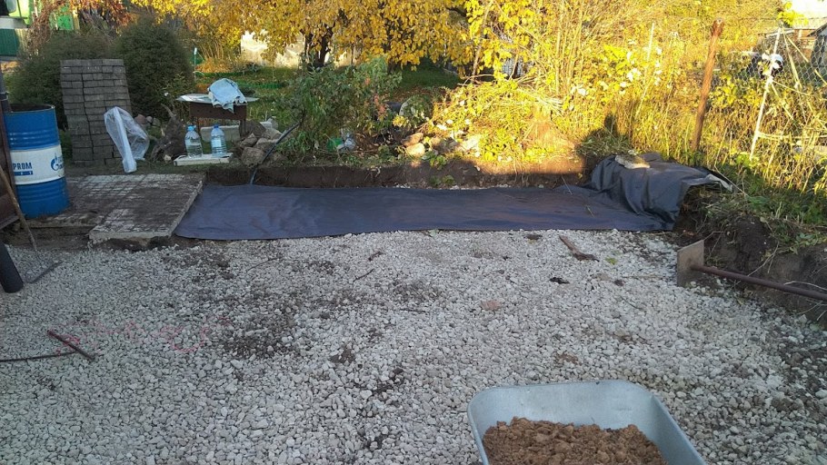 Габион площадка для авто