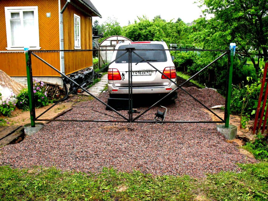 Дорожки из гранитного отсева технология