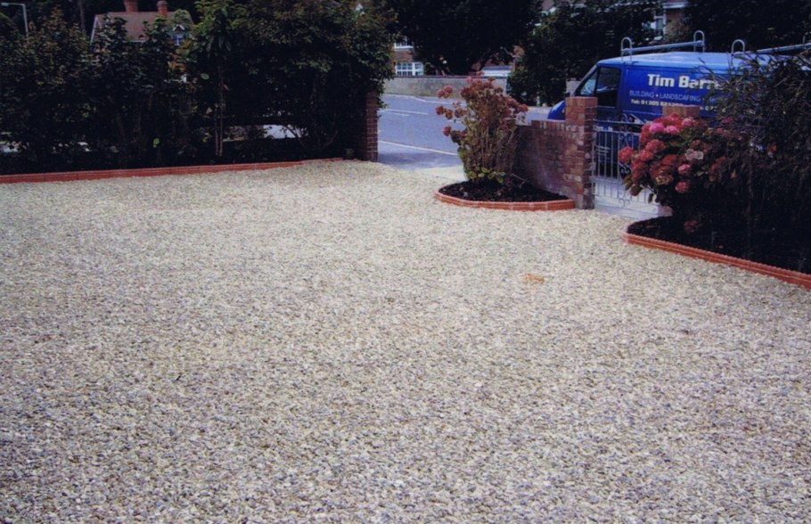 Решетка для щебня для парковки