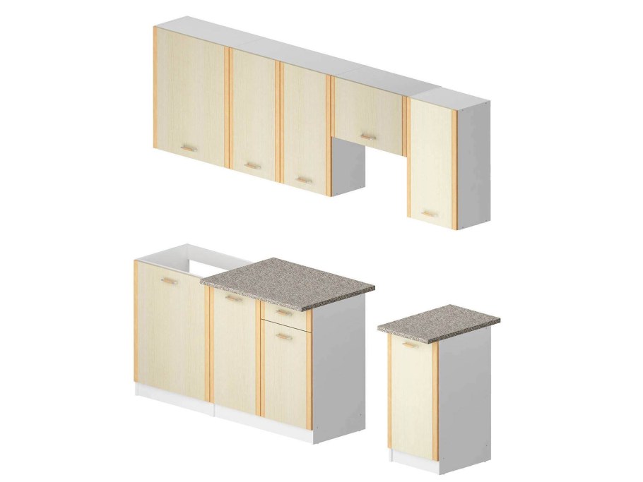 Стандартная глубина кухонного гарнитура нижних шкафов