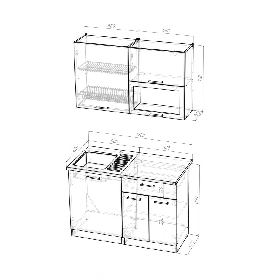 Модульная кухня «Констанция New»