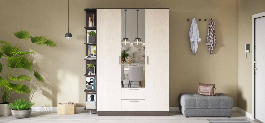 Шкаф-купе "Бася" венге/дуб белфорд ШК-551