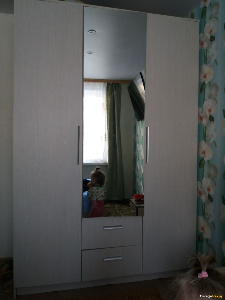 Шкаф-купе 2-дверный Рим-180 сонома, белый снег