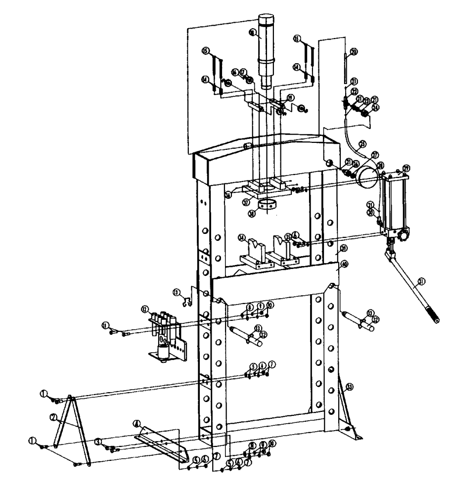 Пневмопресс чертёж