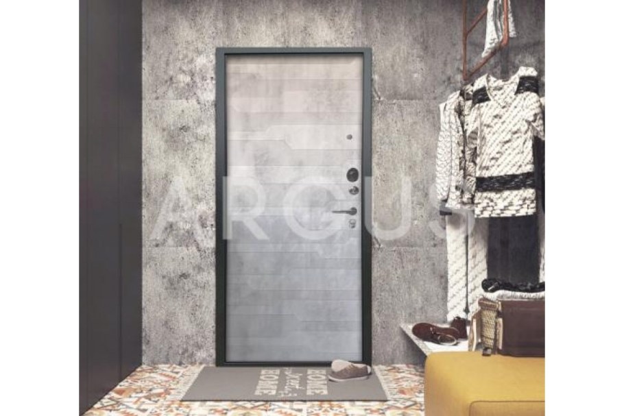 "Дверь Авангард" серый бетон КП