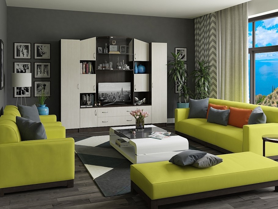 Кухонная мебель спектр ольха