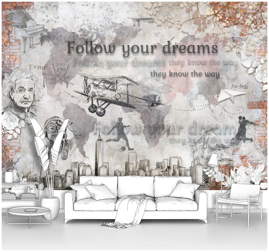 Фотообои u-stena.ru арт цветок