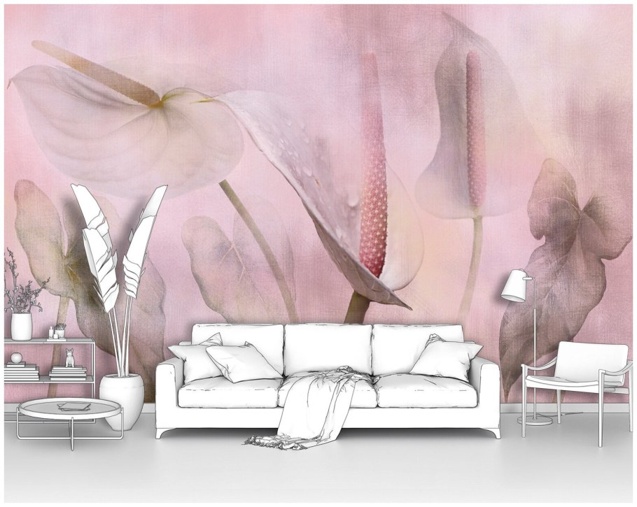 Фотообои одуванчики 3д