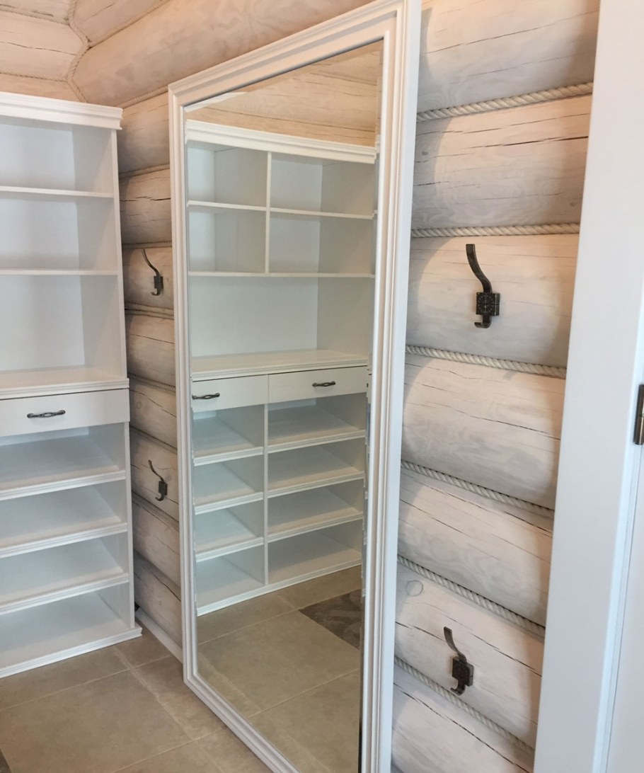 Гардеробная на мансарде