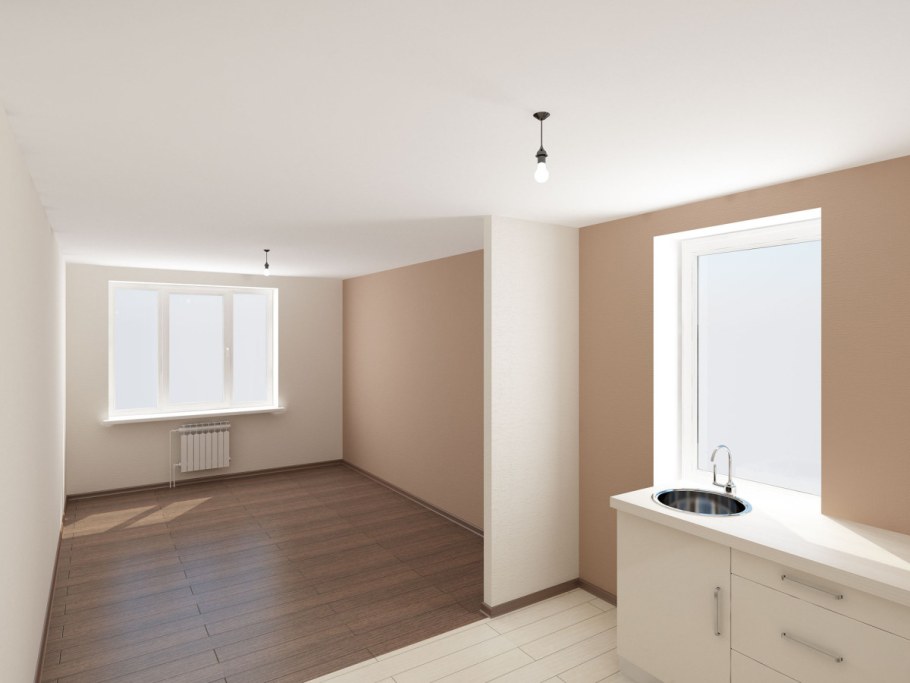 Белая отделка квартиры