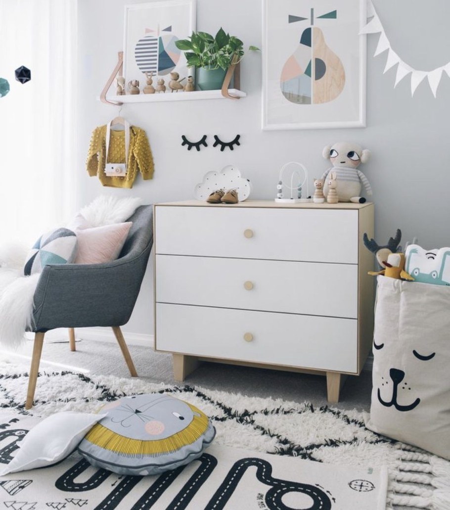 Обои в детскую в скандинавском стиле