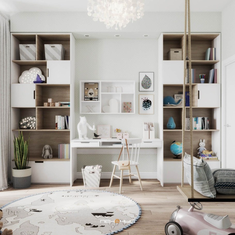 Комната школьника в скандинавском стиле