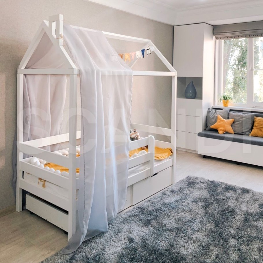 Шкаф в детскую в скандинавском стиле