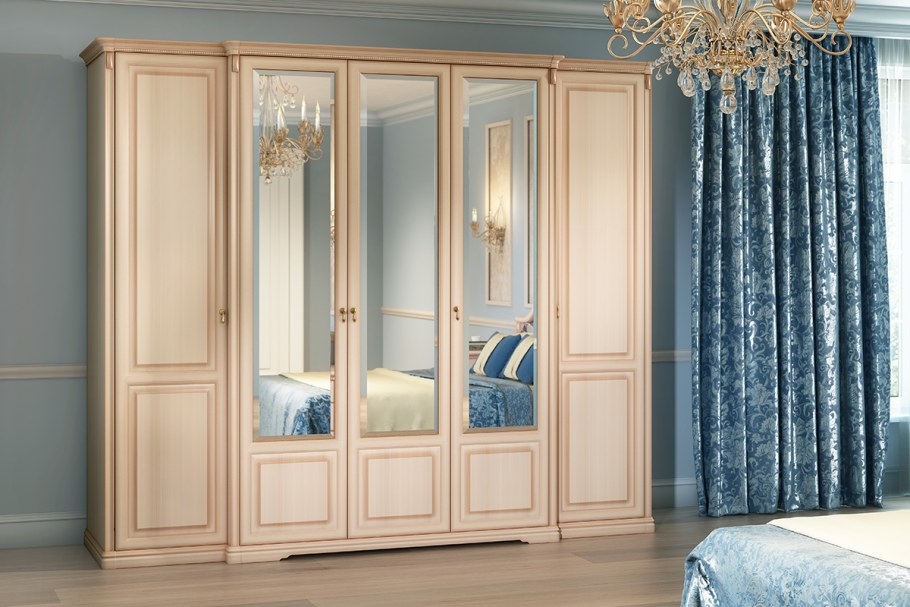 Шкаф 5 дверный Джоконда Миасс мебель