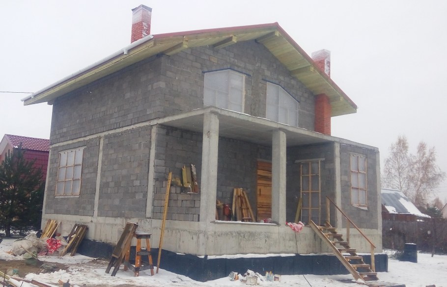 Дом из монолитного керамзитобетона