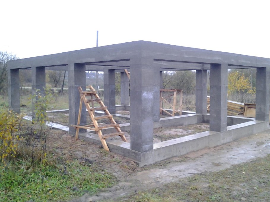 Монолитный железобетонный каркас