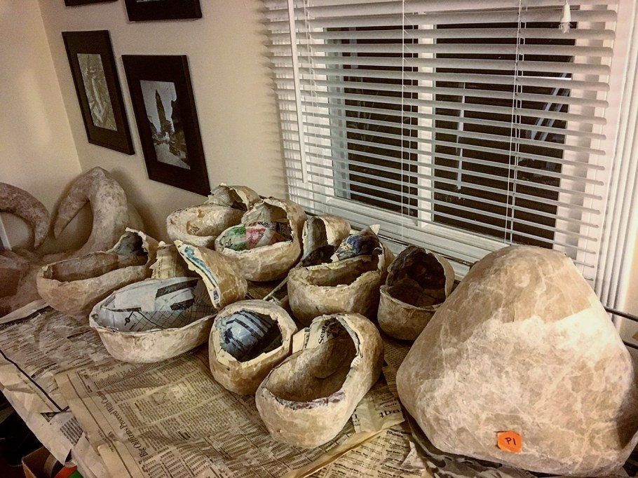 Декор из папье маше в интерьере