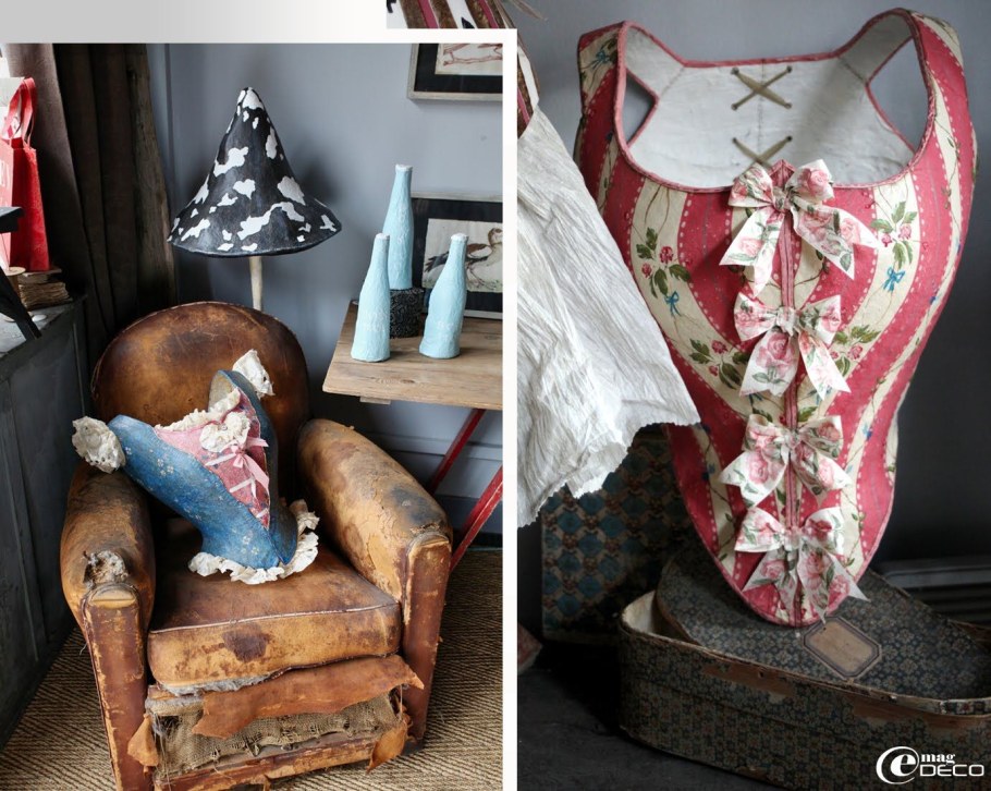 Из папье маше для интерьера