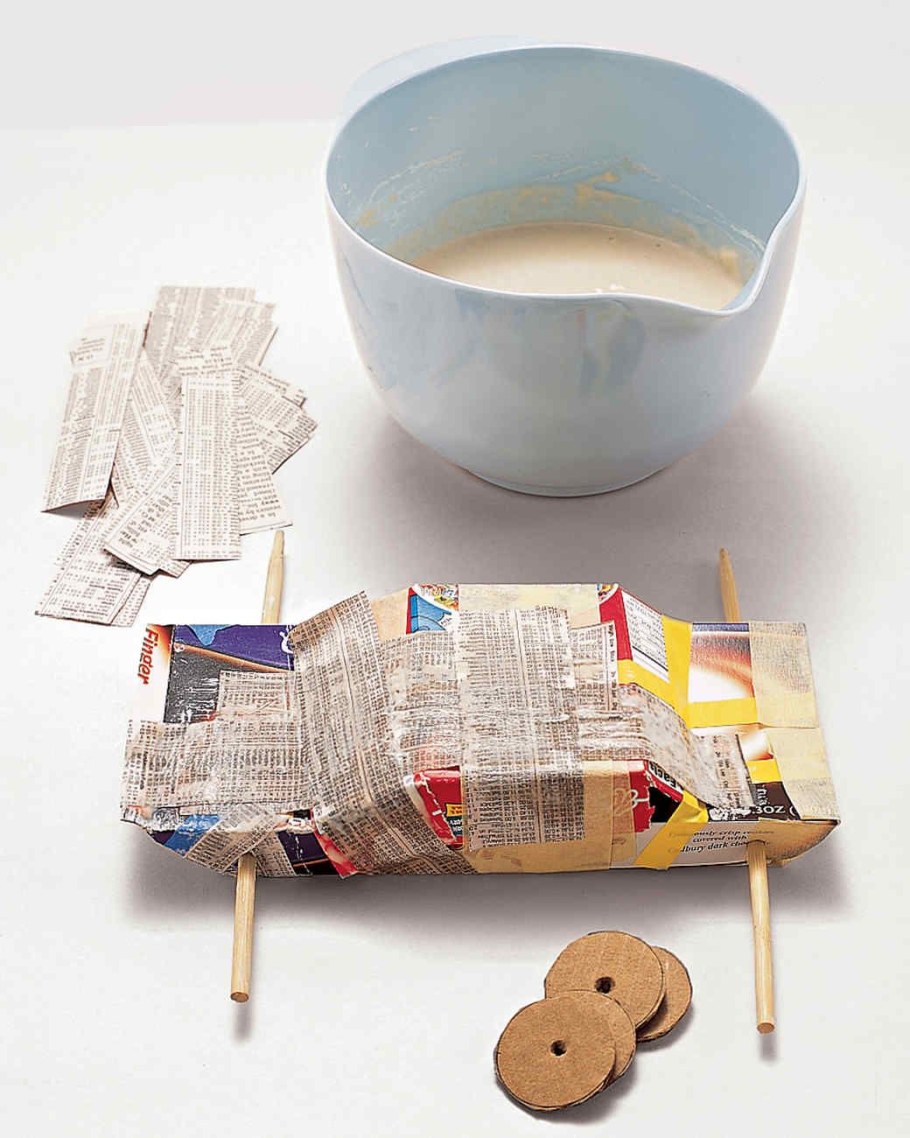 Домики из папье маше