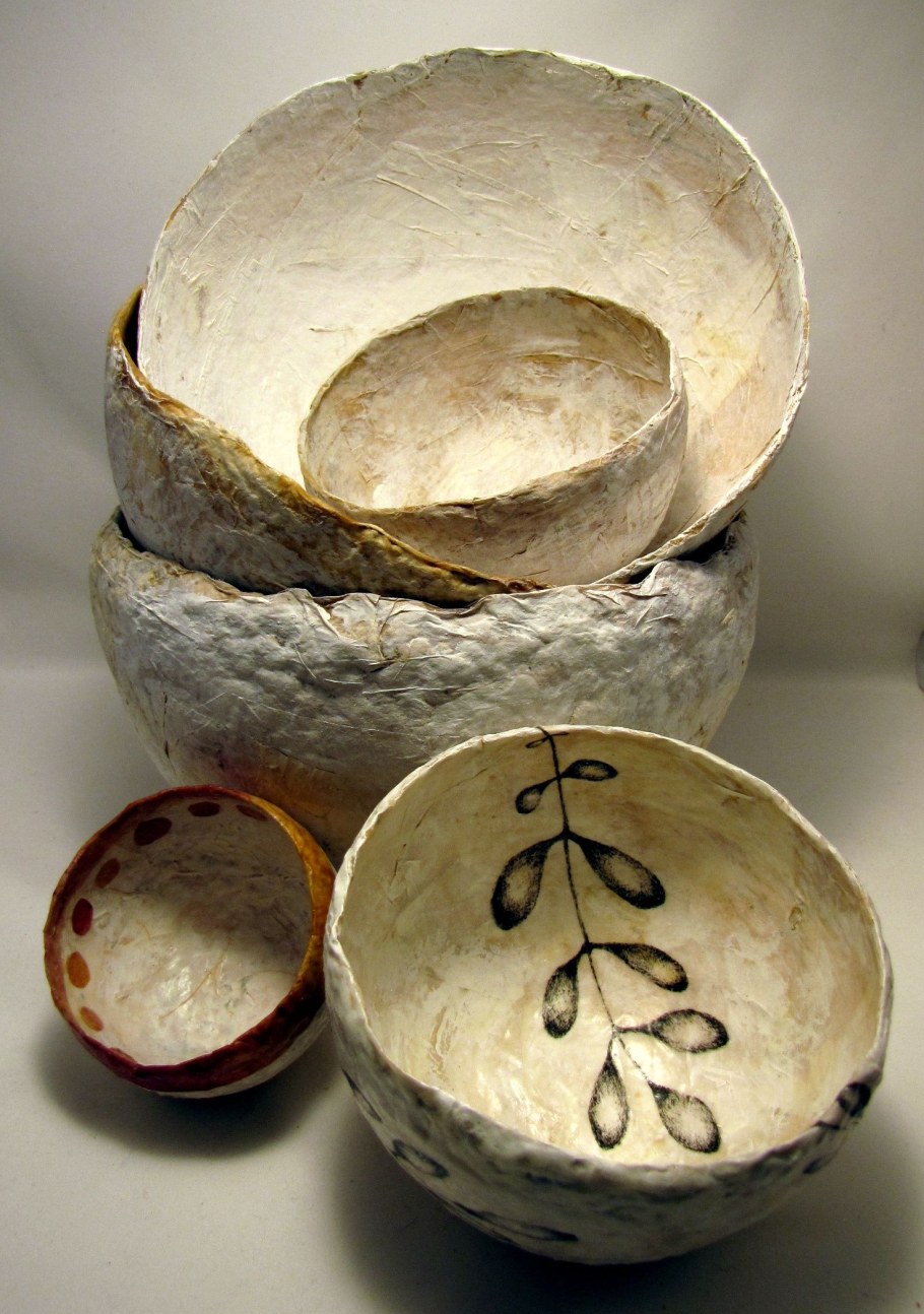 Лепка из бумажной массы