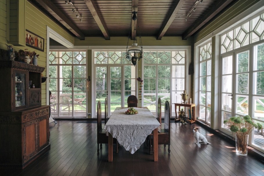 Веранда застекленная старинный стиль