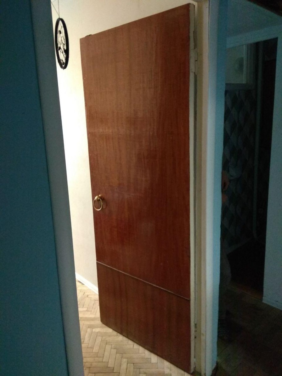 Дверное полотно в старую коробку