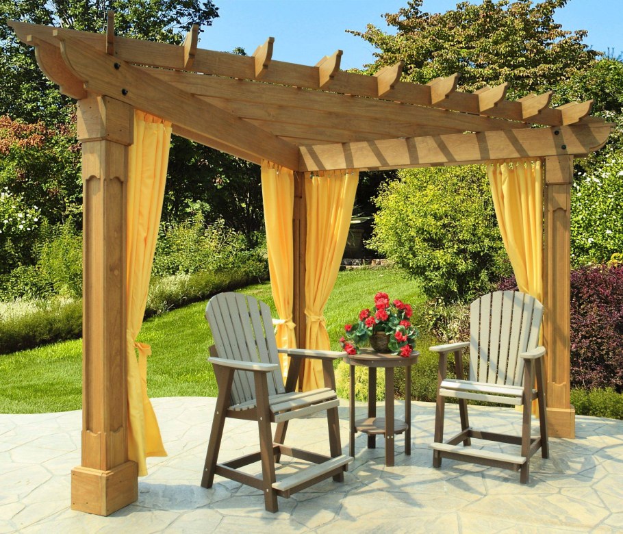 Пергольная беседка