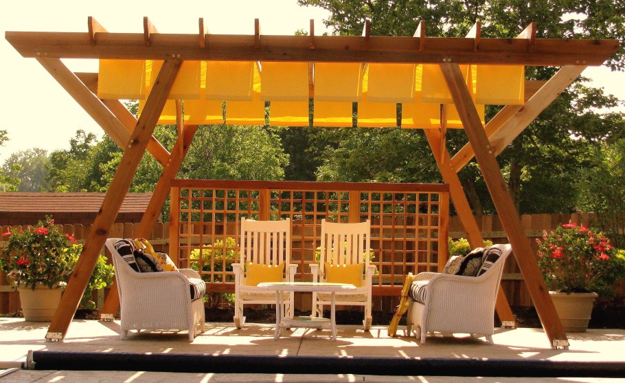 Навесы для дачи