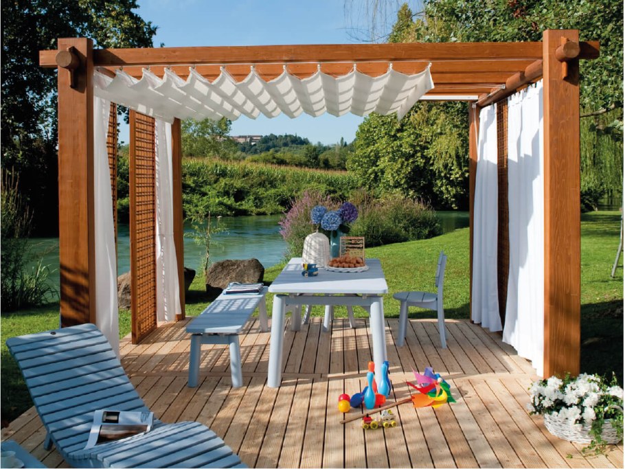 Навес над столом