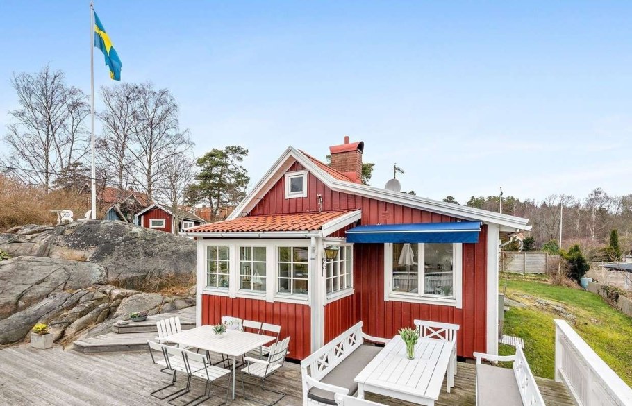 Домик в шведском стиле