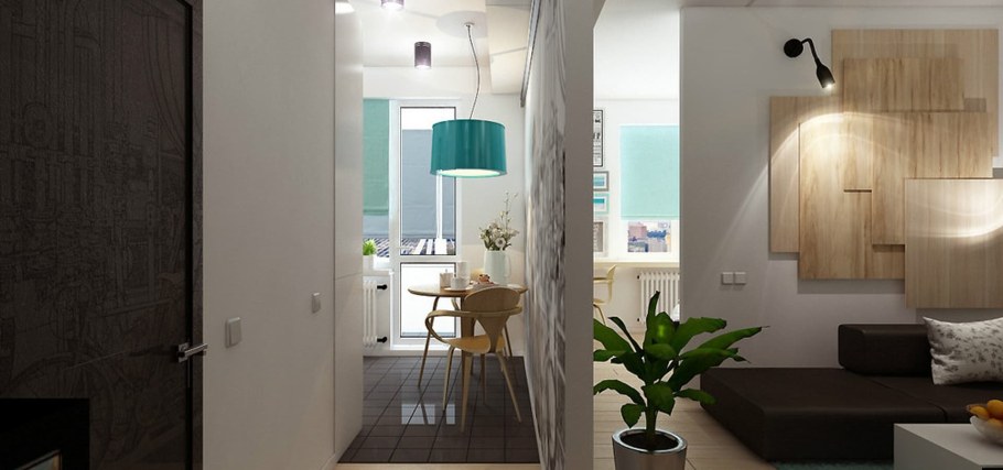 Интерьер квартиры двухкомнатной 43 кв