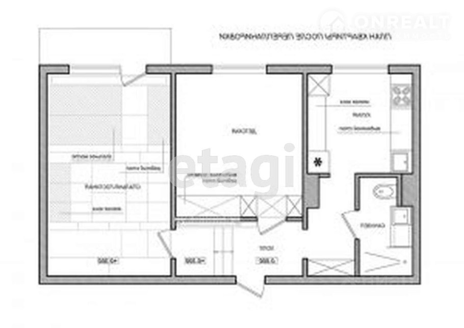 Планировка 2 к квартиры в панельном доме