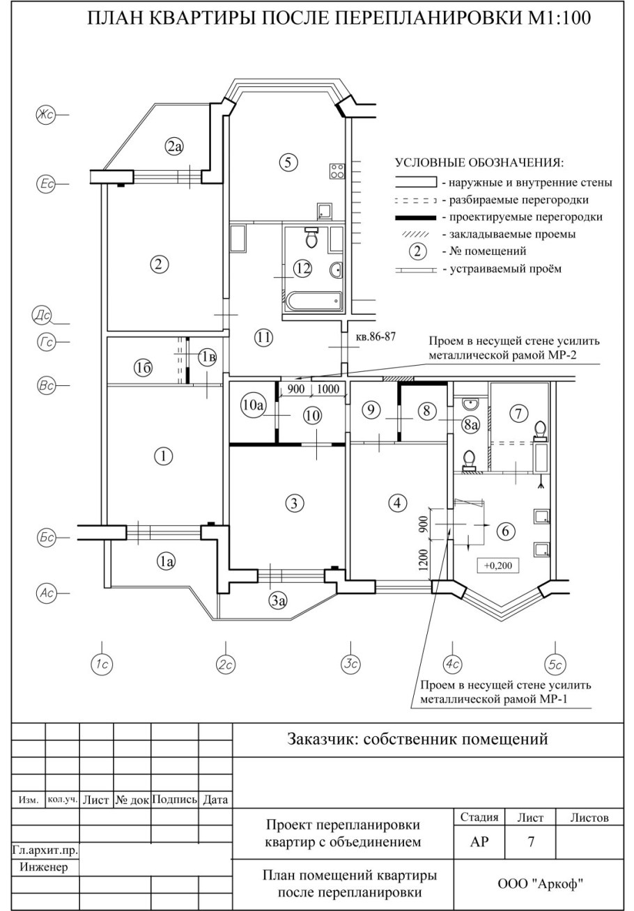 План перепланировки
