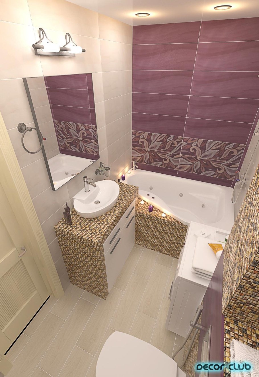 Плитка для ванной в панельном доме