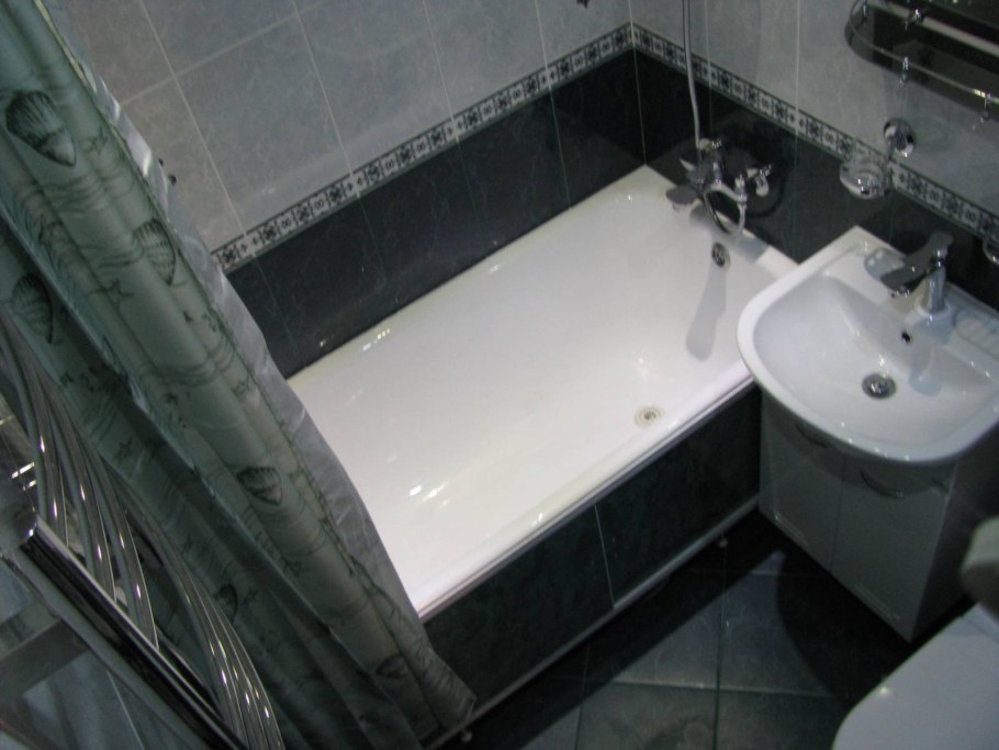 Отделка ванны в панельном доме
