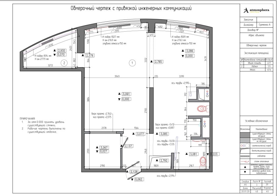 Обмерочные чертежи