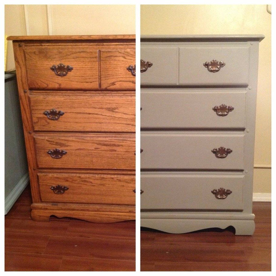 Переделка старой полированной мебели
