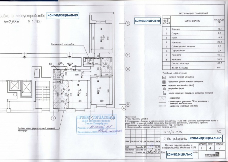Перепланировка здания