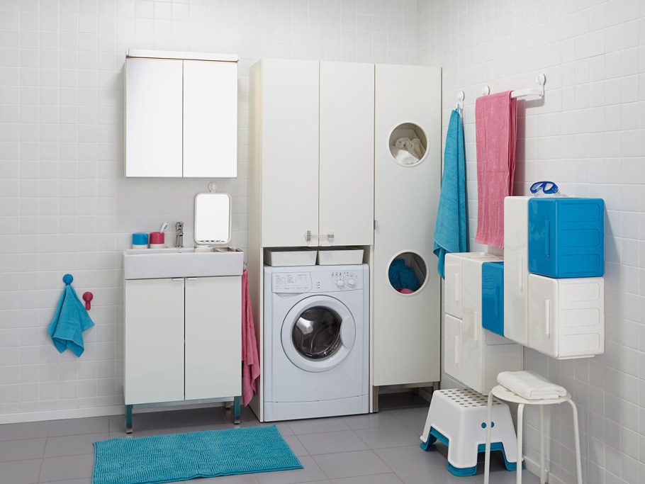 Шкаф для стиральной машины икеа ЛИЛЛОНГЕН