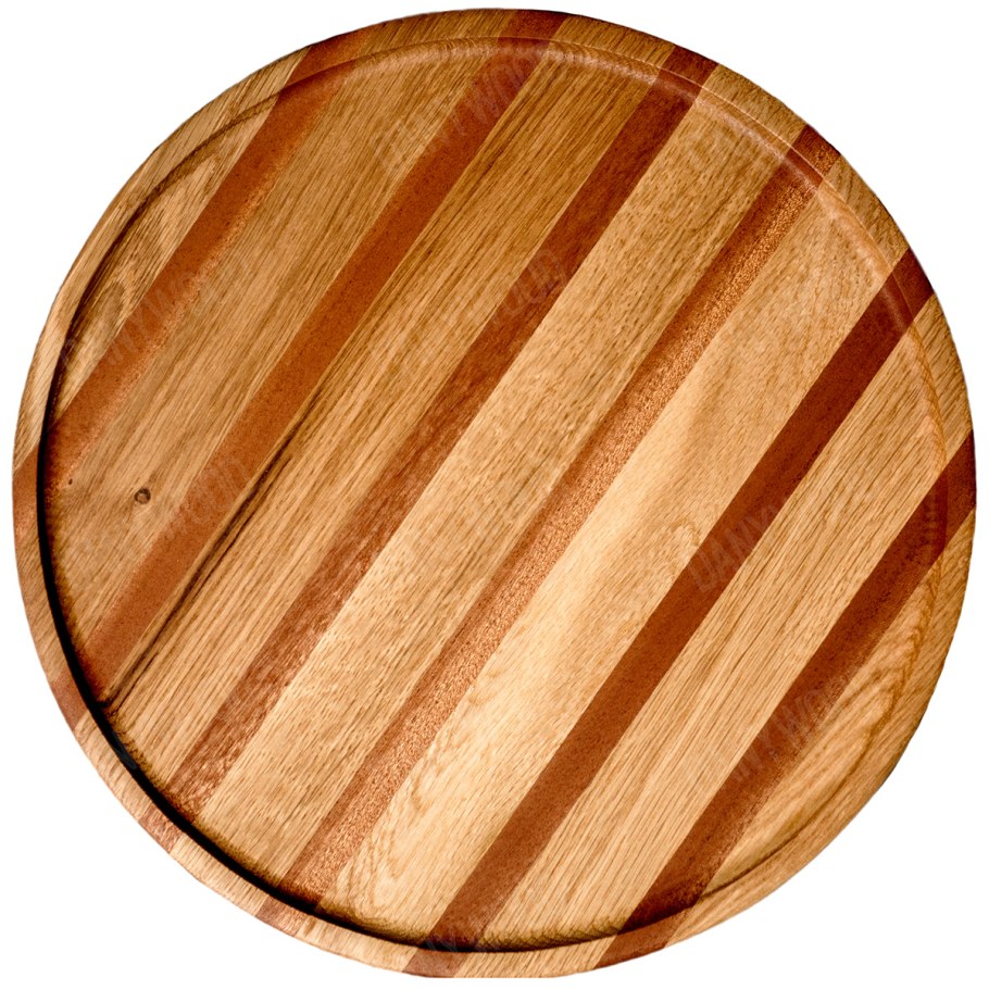 Красные тарелочки деревянные