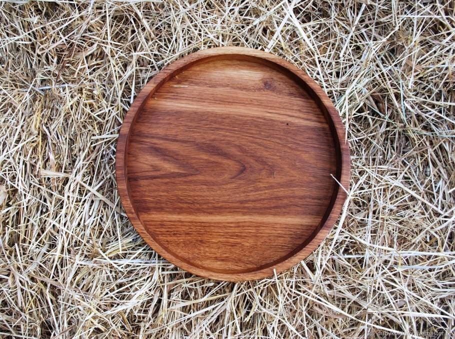 Поднос прорез. D=27 см коричн. MG 1100ctbr