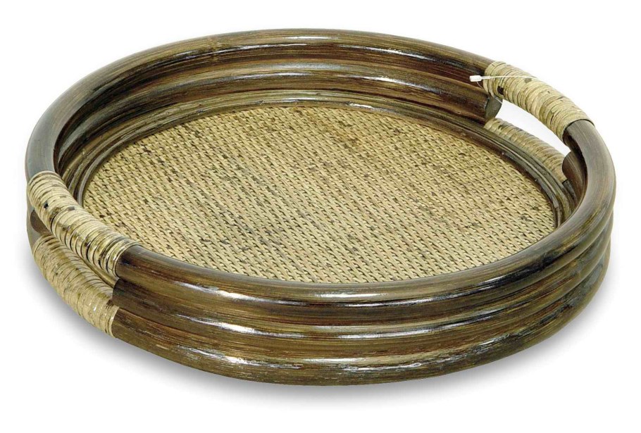 Поднос Tramontina service кругл. 30х30см нерж.сталь