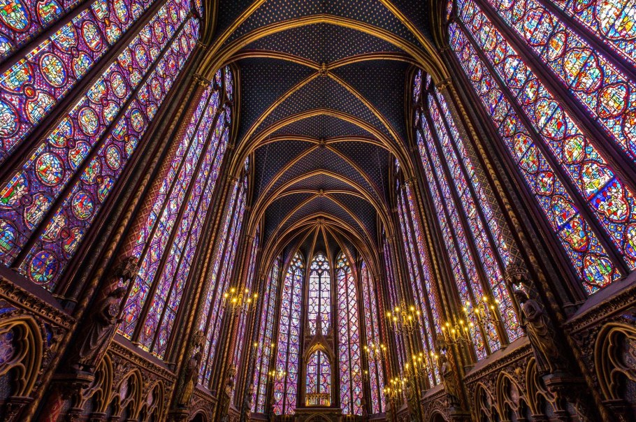 Собор Парижской Богоматери витражи