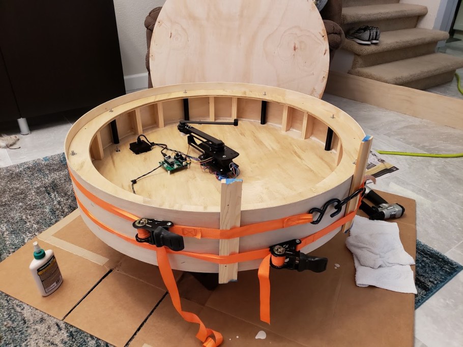 Стол обеденный "Квин" мрамор