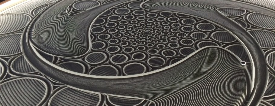 Столешница из слэба и эпоксидной смолы