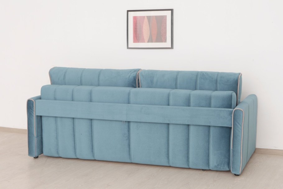 Диван бархат морская волна 2 местный